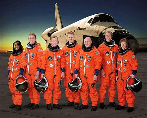 NASA STS-121 Shuttle Discovery Crew Portrait Photo Print for Sale