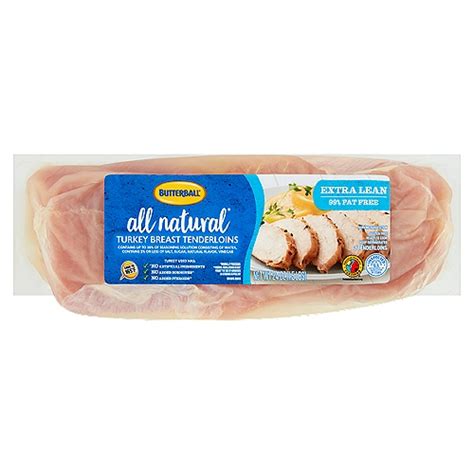 Butterball All Natural Extra Lean Turkey Breast Tenderloins, 24 oz