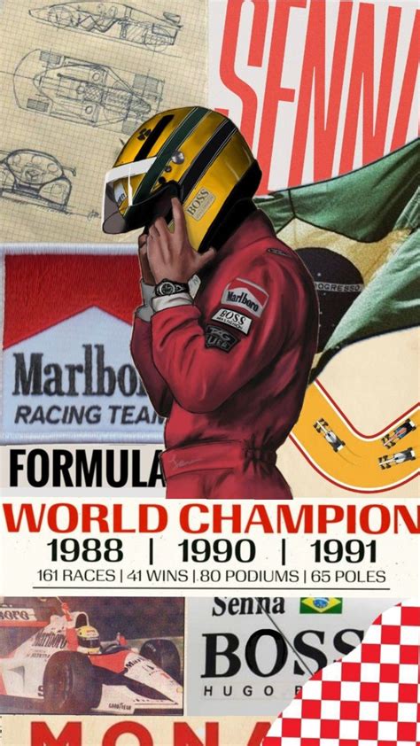 #ayrtonsenna #brazil #brasil #f1 #wallpaper #monaco #80s #aesthetic in ...