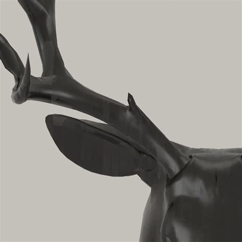 Deer Head Wall Mount - FlippedNormals