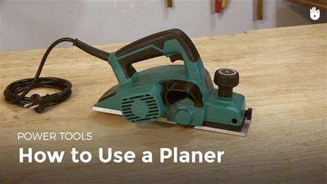 How to use a wood planer