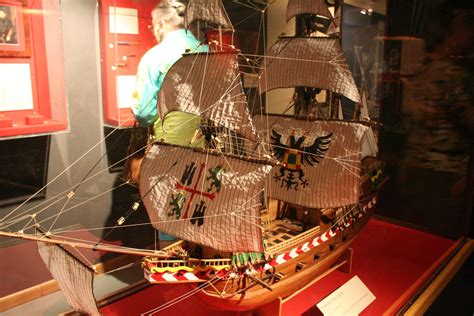 Model of the Atocha in the Mel Fisher Maritime Museum in Key West ...