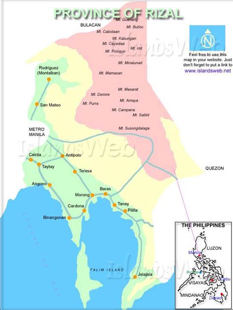 Binangonan Rizal Map