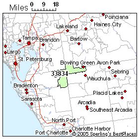 Bowling Green Florida Map | Detailed Map