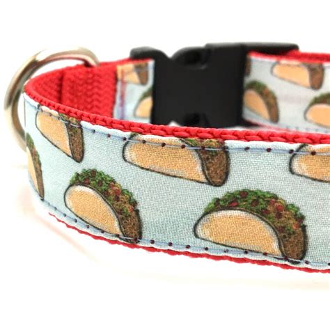 Taco Dog Collar Harness or Leash Food Themed Dog Collar | Etsy