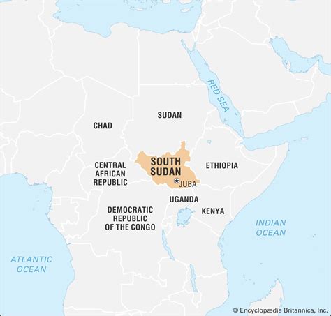 Map Of Africa With South Sudan - Spring Ahead 2024