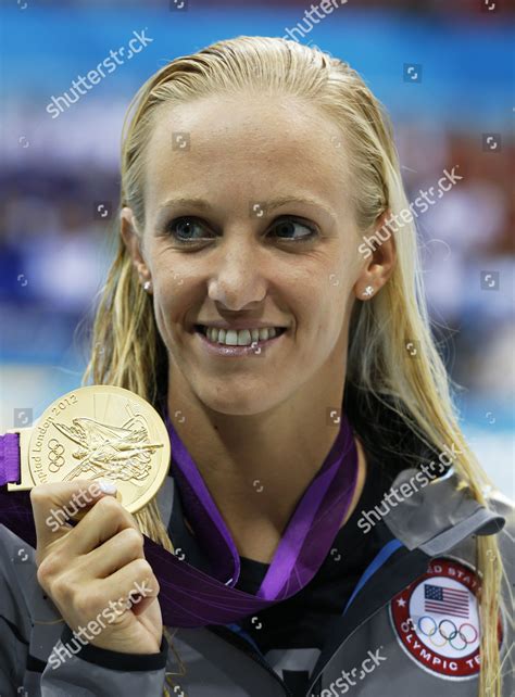 Dana Vollmer Usa Her Gold Medal Editorial Stock Photo - Stock Image ...