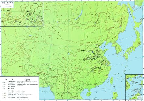 China History Maps - BC 2200-1750 Xia / Hsia