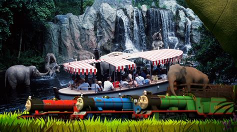 Mike, Rex and Bert at the Jungle Cruise by MrDankEngine on DeviantArt