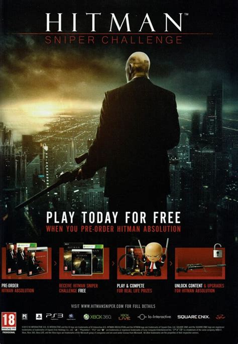 Hitman: Sniper Challenge official promotional image - MobyGames