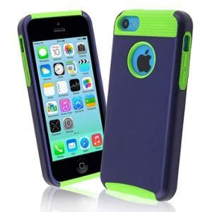 INSTEN Green/Blue Hard Hybrid Rugged Case Cover For Apple iPhone 5C ...