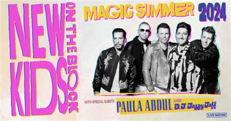 New Kids On the Block: MAGIC SUMMER TOUR 2024, Live Nation at Budweiser ...