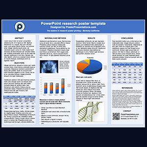 Powerpoint poster templates for research poster presentations