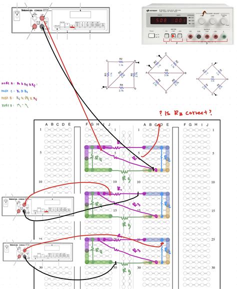 I am practicing circuit layouts with a breadboard | Chegg.com