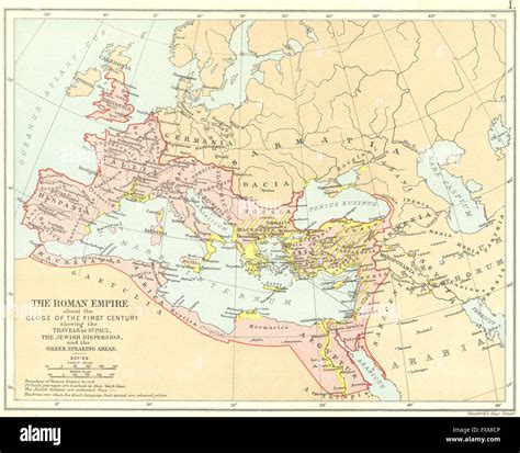 Map Of First Century Roman Empire