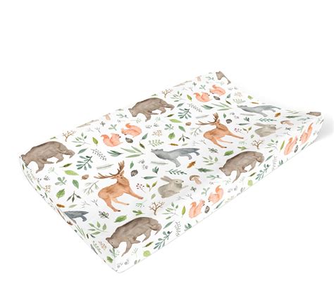 Woodland Animals Crib Sheet Crib Bedding Baby Bedding | Etsy