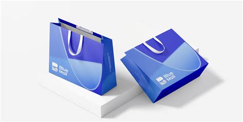 Blue Mall - Branding on Behance