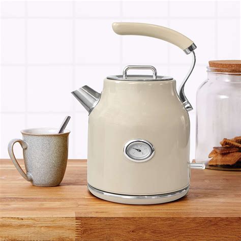 Retro 1.7L 3KW Cream Jug Kettle | Kettle, Cream kettle, Kettle and toaster