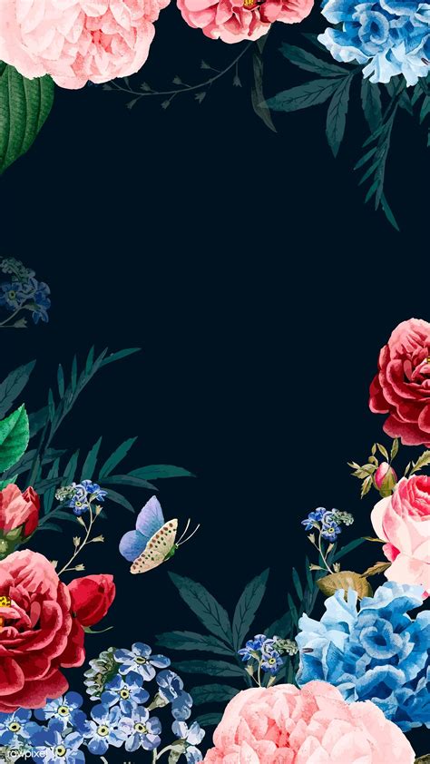 Blooming elegant floral background vector | premium image by rawpixel ...