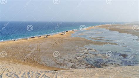 Qatar Adventurous Place Khor Al Udeid ,sea Line Beach during Sunset ...