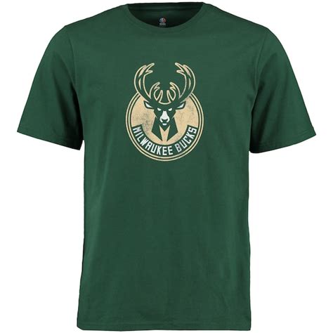 Men's Milwaukee Bucks Green Distressed T-Shirt - NBA Store