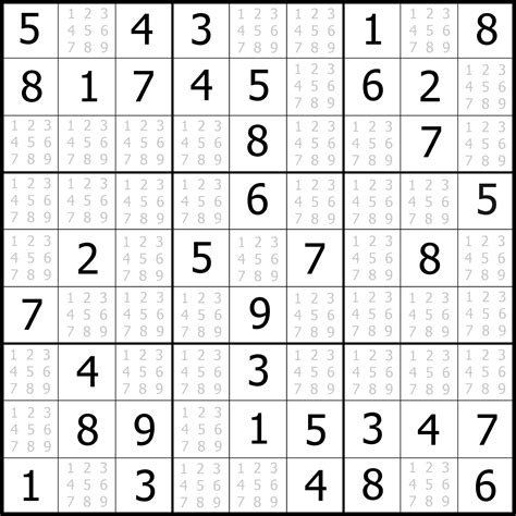 sudoku printable puzzles easy sudoku printable - 4 best images of free ...