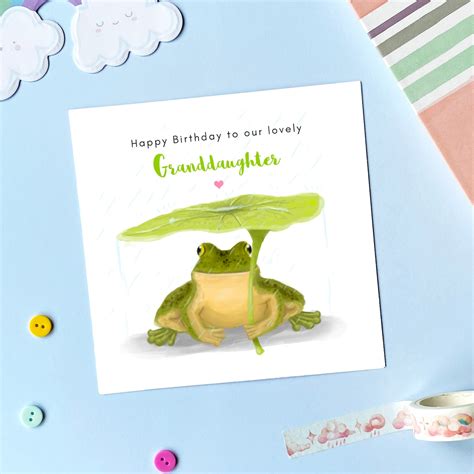 Personalised Frog Birthday Card Cute Frog Card Funny | Etsy