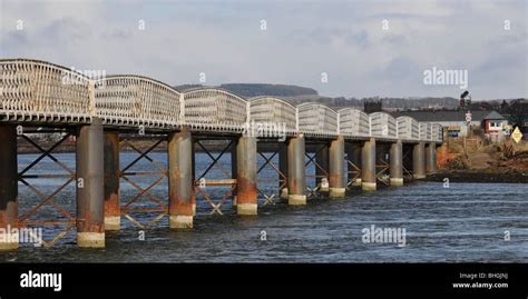 Railway bridge at Montrose, Angus, Scotland, Uk Stock Photo - Alamy