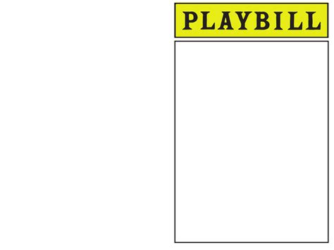 Download and fill out Playbill Template Download Printable Pdf, and ...