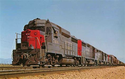 In this Southern Pacific publicity photo several Geeps, led by GP30 ...