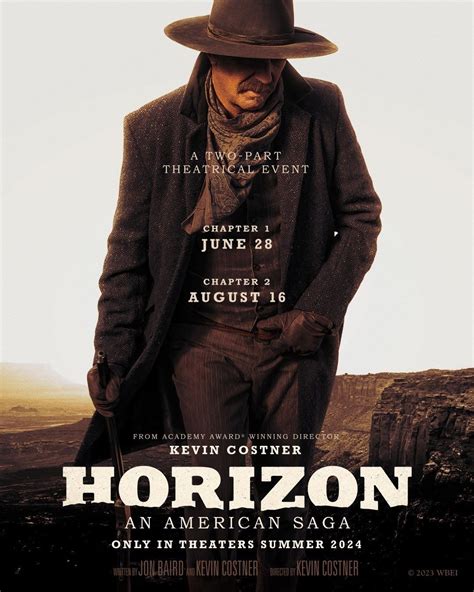 Kevin Costner's Western Epic, Horizon, Lands Summer Release Dates