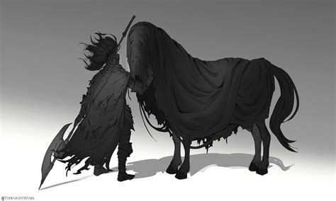 Siri Canis on Twitter: "Night's Cavalry doodle #ELDENRING # ...