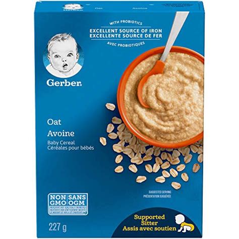 GERBER CEREAL Stage 1 - Oat, Baby Food, Cereals, Starter Stage, 227 g ...