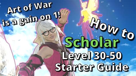 Scholar Starter Guide for Level 30-50: New to the Job? Start Here ...