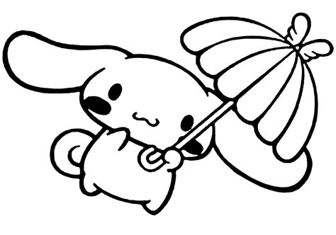 Printable Cinnamoroll Coloring Pages