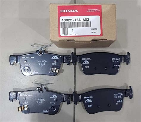 43022-TBA-A02 2016-2018 Genuine Honda Civic Rear Brake Pads - Pads & Shoes