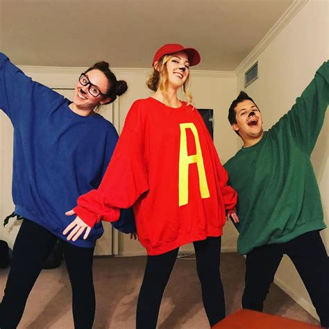 DIY Alvin and the Chipmunks Costume Idea | Teenage halloween costumes ...