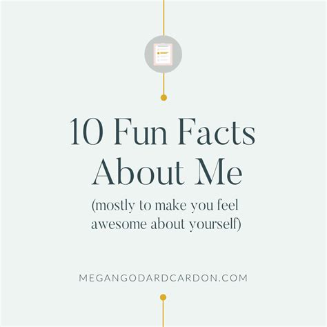 10 Facts About Yourself