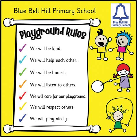 play rules | You are here: Home › Playground Rules Sign Board - Style 3 ...