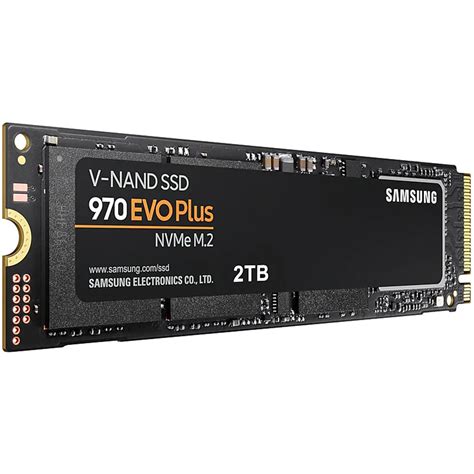 Samsung 2TB 970 EVO Plus NVMe M.2 Internal SSD MZ-V7S2T0B/AM B&H