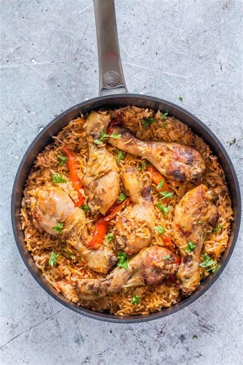 Chicken Jollof Rice African Recipe - Recipes From A Pantry