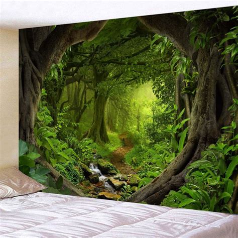 Fantasy Forest Tapestry Wall Hanging Landscape Wall Tapestry Mystic ...