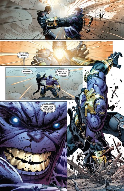 Black Bolt vs. Thanos comic panel. | Marvel comics art, Marvel comic ...