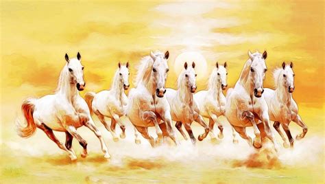 Image result for 7 horses vastu hd wallpaper | Horse wallpaper, Horse ...