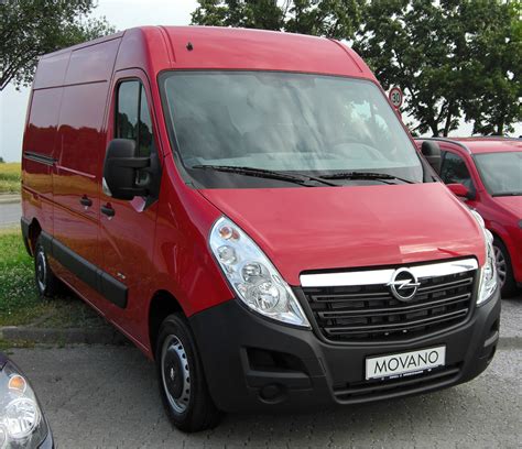 Opel/Vauxhall Movano (2014-on) - VanDimensions