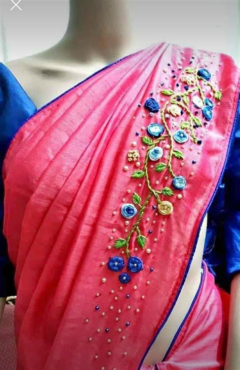 Pin on hjjj | Saree embroidery design, Embroidery blouse designs ...