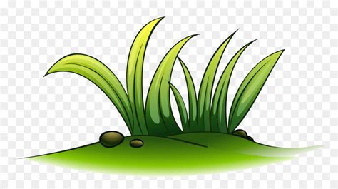 Clip Art A Plant Of Grass Transprent - Cartoon Grass Clipart Png ...