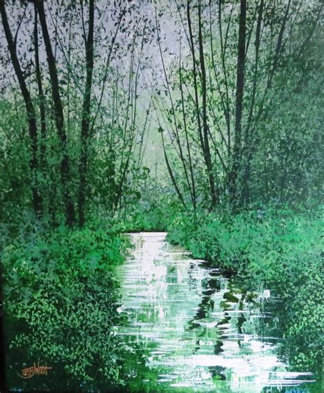 River Scene | Landscape paintings, Art inspiration painting, Acrylic ...