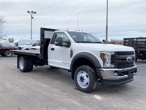 New 2019 Ford Super Duty F-550 DRW XL 4WD Flatbed Truck