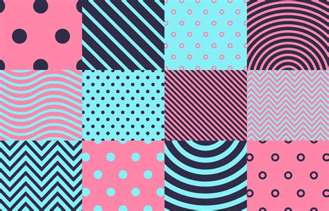 colorful simple pink blue patterns (6) | Images :: Behance